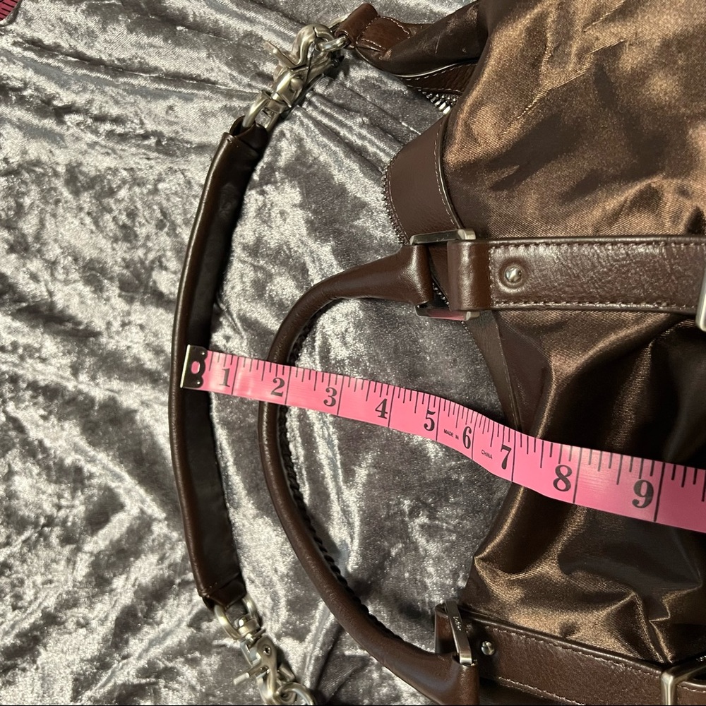 BOTKIER Sasha Large Duffle Satchel Metallic Bronze Shoulder Bag - Picture 8 of 10